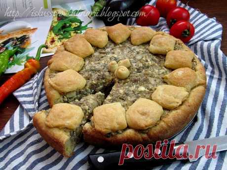 Постигая искусство кулинарии... : Пирог с баклажанами и сыром