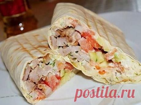 ШАУРМА. 6 рецептов домашней шаурмы