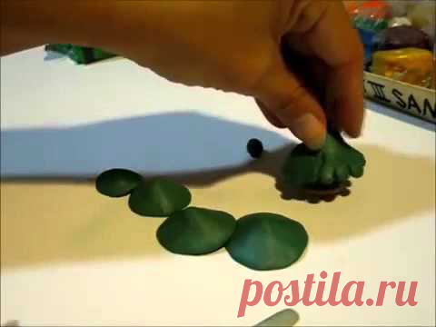 Елочка из полимерной глины