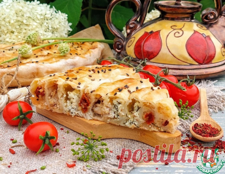 Бёрек с тремя начинками – кулинарный рецепт