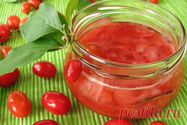 Варенье из кизила-полезное,вкусное,ароматное