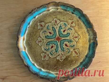 Italian Florentine Embossed Hand Painted Round TRAY Gold Gilt - Etsy This Decorative Trays item by MOJEART has 28 favorites from Etsy shoppers. Ships from Valley Center, CA. Listed on Mar 18, 2023
$63