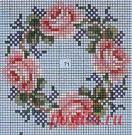 miniature needlework chart | Bordados