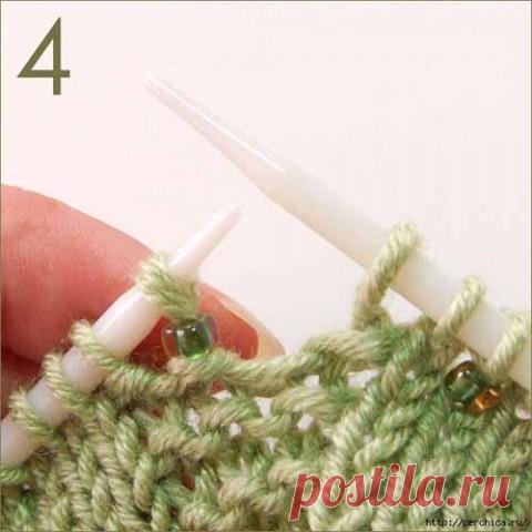 вязание с бисером