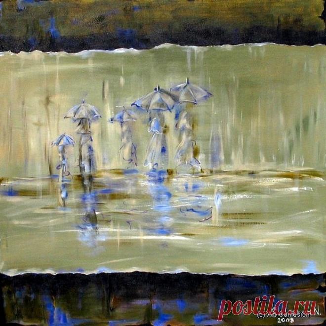 Художник, что рисует дождь: Очарование осени на картинах эмигрантки-петербурженки