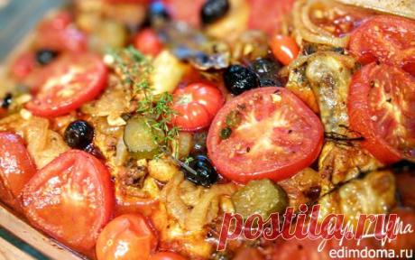 Курица, тушеная с помидорами по-средиземноморски | Кулинарные рецепты от «Едим дома!»