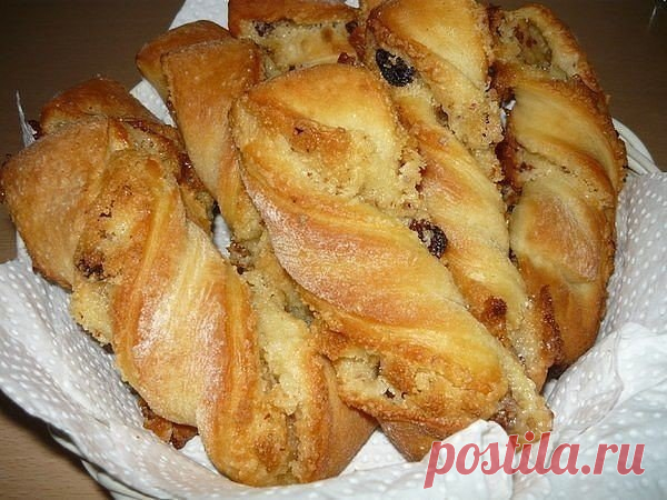 Рогалики без дрожжей и масла