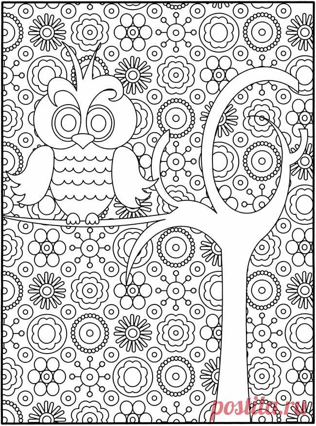 Раскраски «Дивный сад» | Мастер классы | рукоделие, декор, полимерная глина, плетение, вышивание