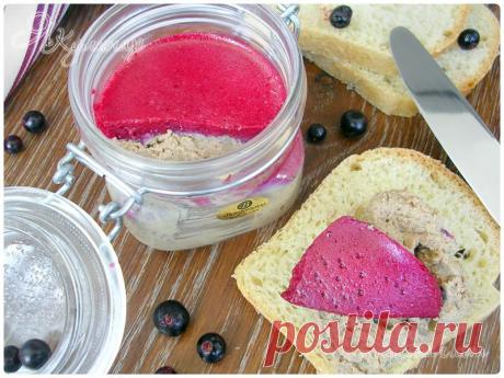 Паштет из куриной печени с пенкой из смородинового желе | Я кулинар