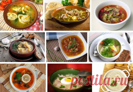 Вкуснейшие горячие первые блюда