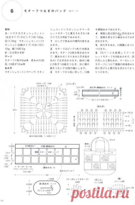 Hand-knitted cute bag - pouch 2015 | стр.42
