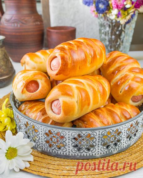 Булочки с сосисками - вкусные проверенные рецепты, подбор рецептов по продуктам, консультации шеф-повара, пошаговые фото, списки покупок на VkusnyBlog.Com