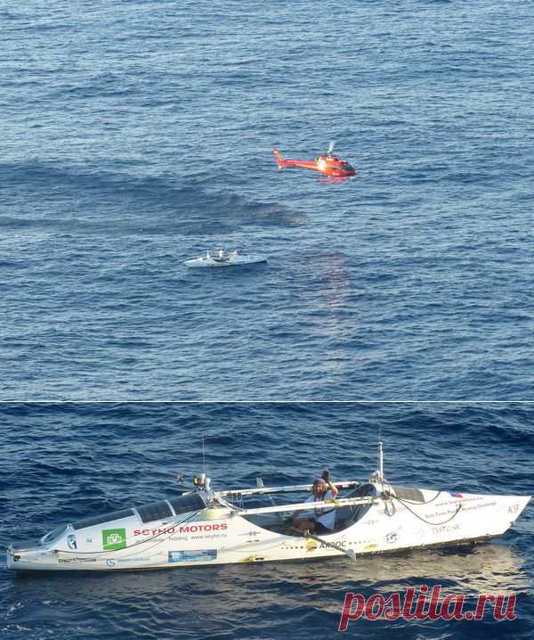 Первый визуальный контакт с Фёдором Конюховым. День 158 - Федор Конюхов