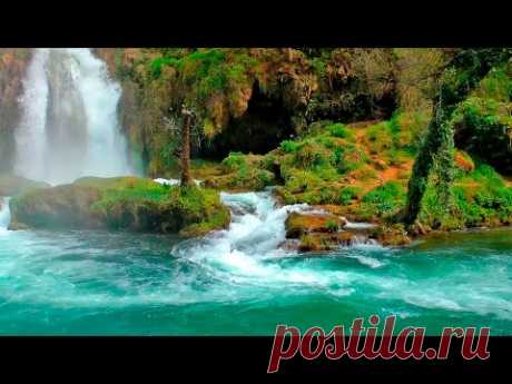 Relaxing Music with Nature Sounds - Waterfall HD - YouTube