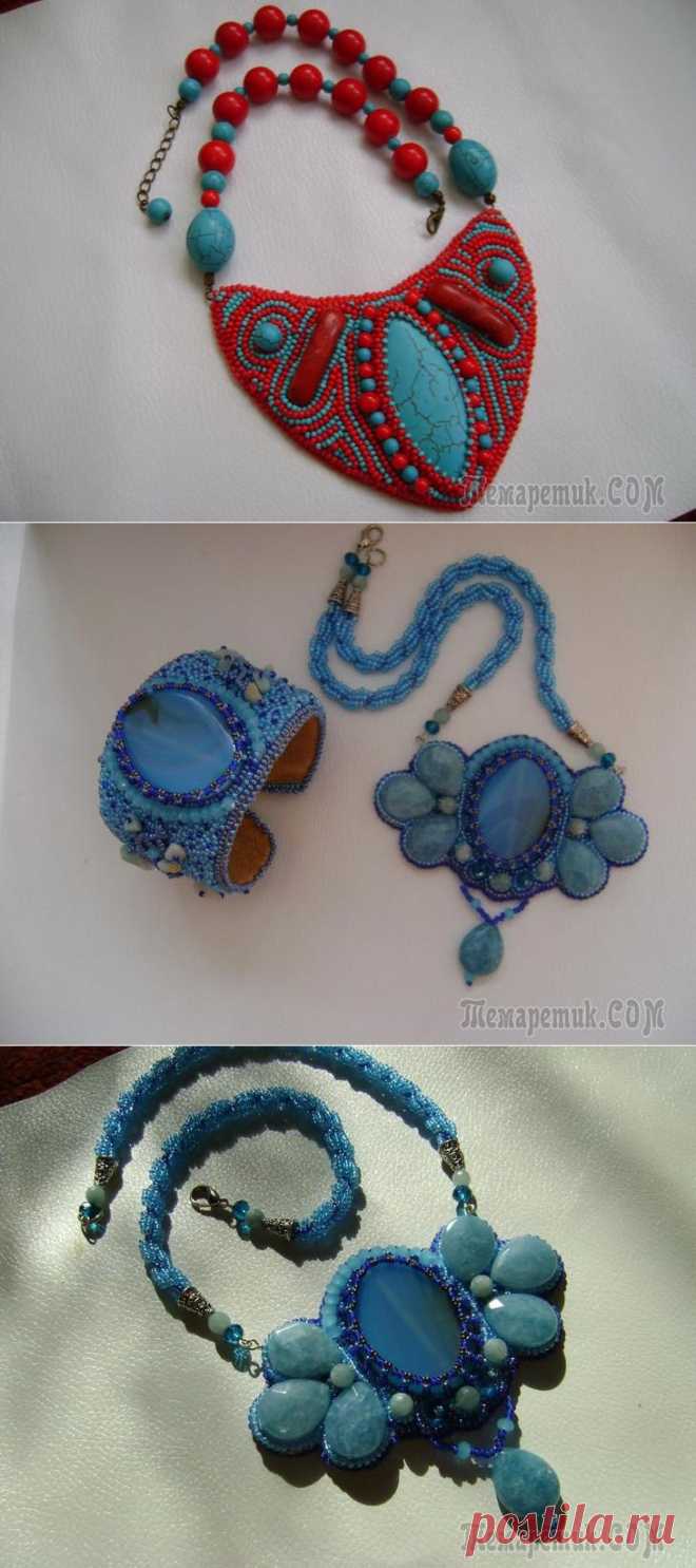 Бисер и камушки-мои рукоделки)))