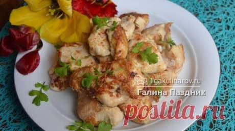 Жареное мясо по-быстрому, рецепт пошаговый от Лиги Кулинаров. Рецепт жаренного мяса по-быстрому, рецепты Лиги Кулинаров.