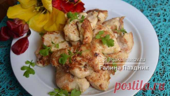 Жареное мясо по-быстрому, рецепт пошаговый от Лиги Кулинаров. Рецепт жаренного мяса по-быстрому, рецепты Лиги Кулинаров.