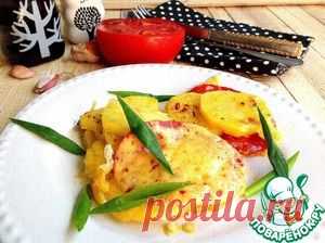 Картошка с помидором и сыром в СВЧ - кулинарный рецепт