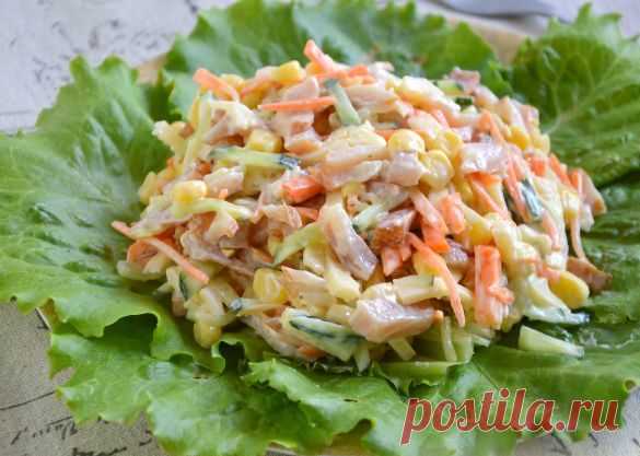 Салат с Копченой Курицей и Морковью: Кулинарика — По секрету всему свету