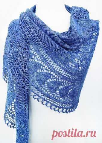 ШАЛЬ Holbrook Shawl by Dee O'Keefe (из интернета). / Вязание спицами / Вязание для женщин спицами. Схемы