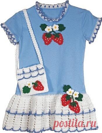 Превращаем майку в красивое платьице для девочки