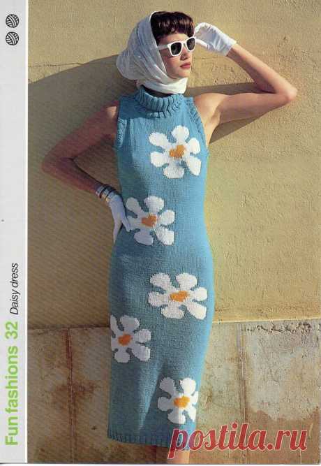 Womens dress Knitting Pattern pdf Ladies Dress Sleeveless Polo | Etsy