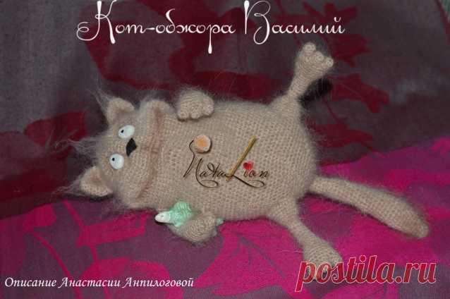 Кот-обжора / Мир игрушки / Вязаные игрушки. Мастер-классы, схемы, описание.