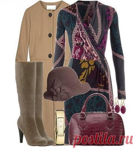 Бежевое пальто - С чем носить - фото. Сайт - Я модная.