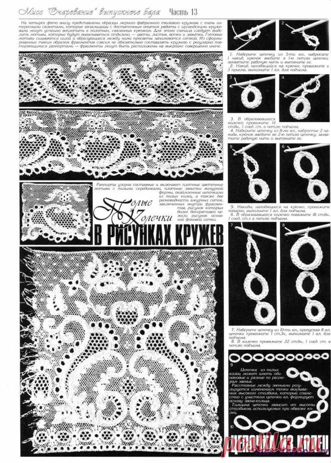 ирландские кружева узоры | ЧУДО-КЛУБОК.РУЧУДО-КЛУБОК.РУ