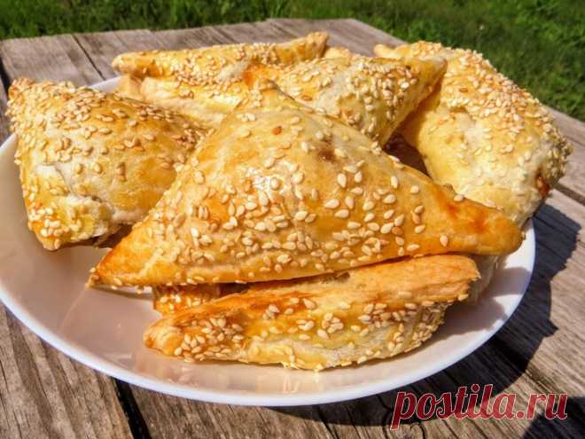 Вкуснейшие бурекасы с сыром и баклажанами