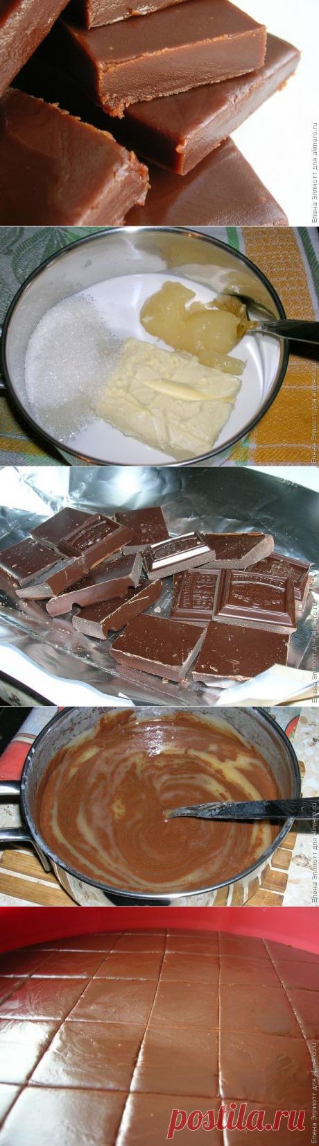 Домашний ирис с шоколадом / Рецепты с фото