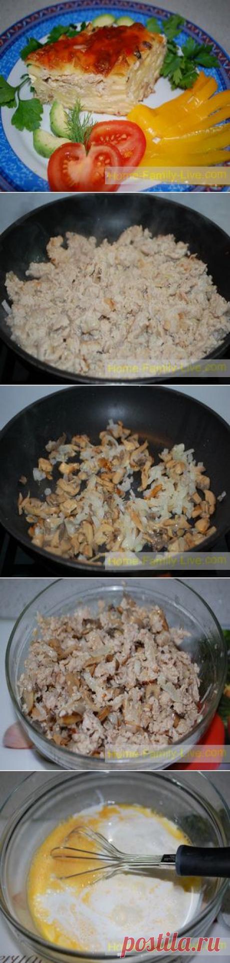 Запеканка из макарон с фаршем - Кулинарные рецепты