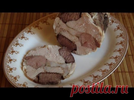Домашняя ветчина: мясное ассорти.