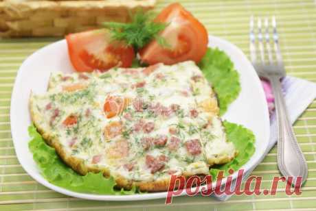 Вкусный омлет.