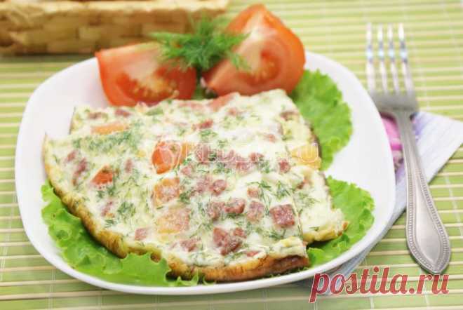 Вкусный омлет.