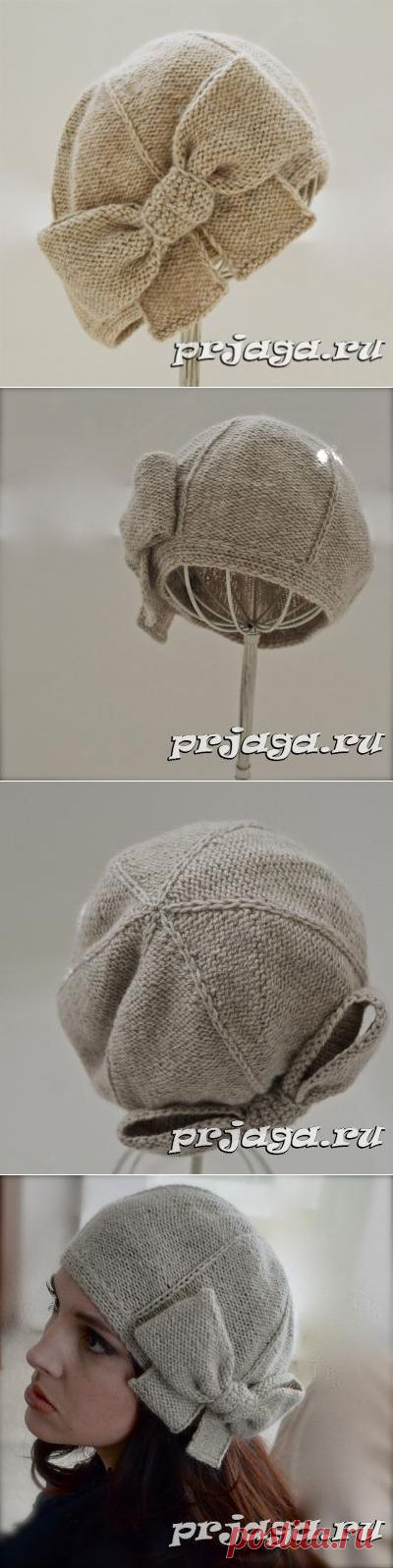 Берет «Beau Cloche» спицами