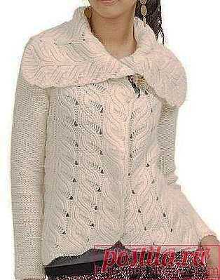 Узор ПЕРО - подборка (пальто, кофты...).