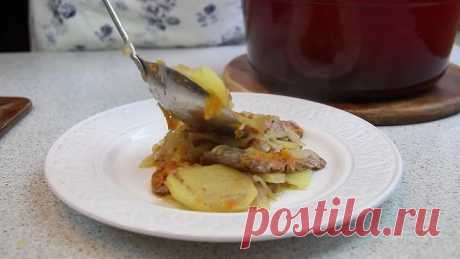 Слоенка Картофельная с Мясом