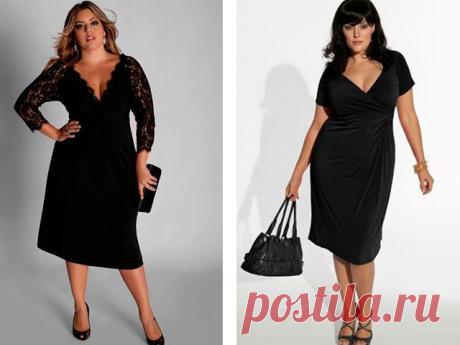 Маленькое черное платье для полных