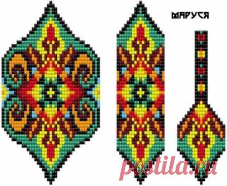 РАДУГА БИСЕРА: бисероплетение, схемы, МК