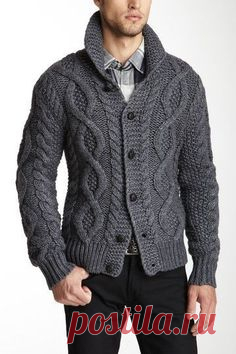 Men's Hand Knitted Cardigan XS,S,M,L,XL,XXL jacket Wool Hand Knit sweater 35 #Handmade #Cardigan