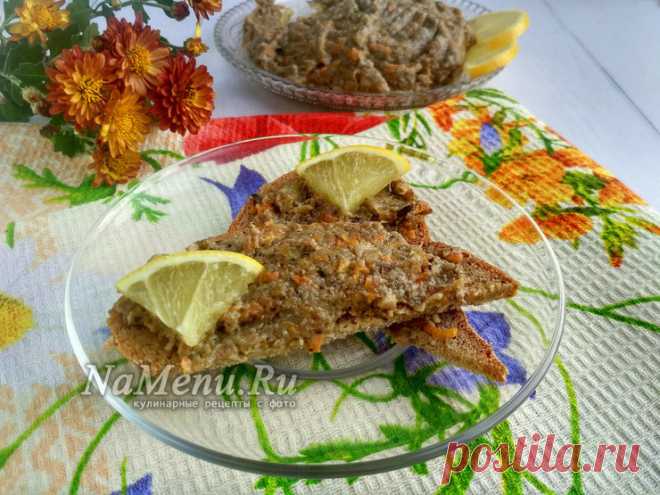 Грибная икра из опят с морковью, луком и чесноком