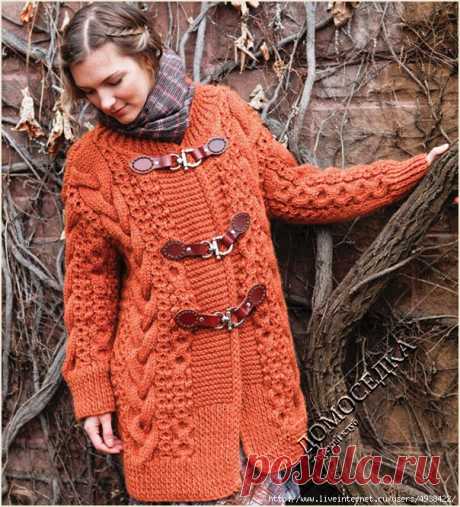 ВЯЗАНЫЙ ШИК: Короткое вязаное пальто от Norah Gaughan.