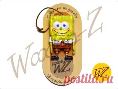 Spanch Bob squarepants. Липа. акриловые краски