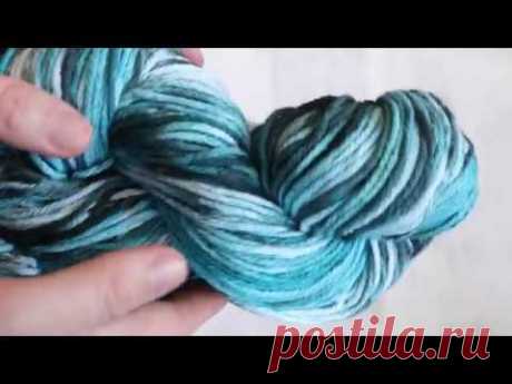 &quot;Dry Rub&quot; Dyeing Cotton Yarn with Tulip One Step Tie Dye - YouTube