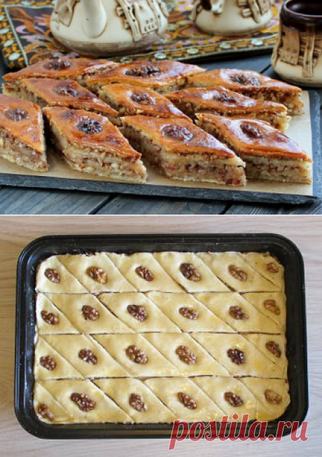 Пахлава - классический рецепт с пошаговыми фото / Меню недели
