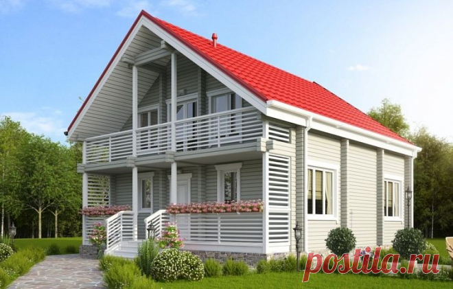 ООО "ЛесоДар" / Тольятти. Проекты домов из профилированного бруса до 200 м2