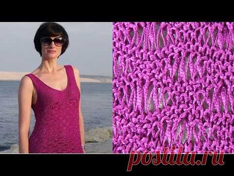 2 способа - узор "Морская пена" - видео МК - slonova1954@mail.ru - Почта Mail.Ru