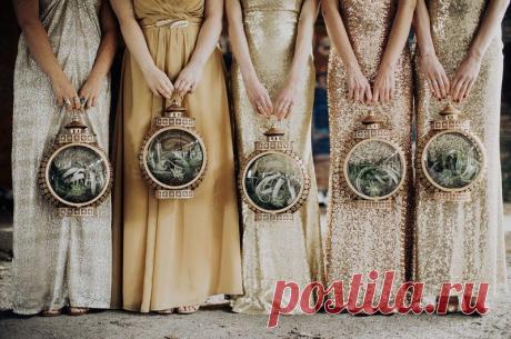 Букеты | Зеленые свадебные туфли