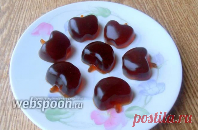 Очень вкусные, полезные домашние конфеты желе из отвара шиповника.